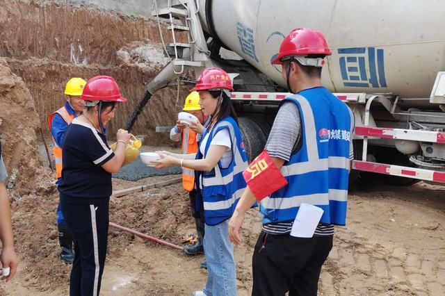 “炎值”爆表！看陕煤建设韩城分公司土建二项目部如何应对高温“烤验”