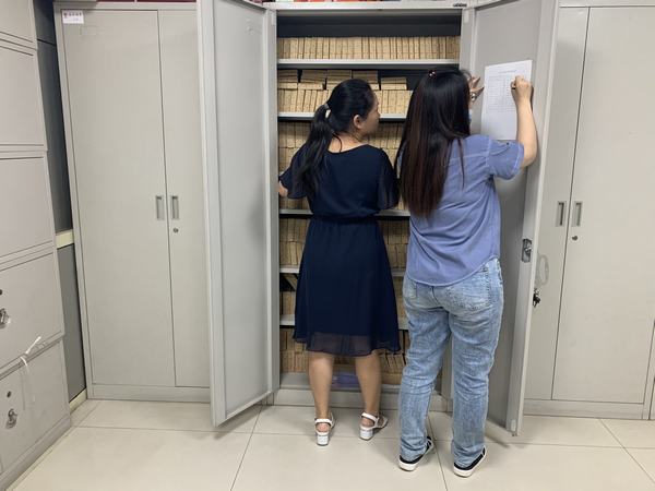 陕煤建设矿建二公司细化档案管理工作