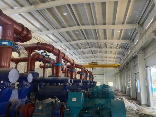 加速!陕煤建设路桥分公司大佛寺煤矿木盘川风井瓦斯抽采泵站工程进入冲刺阶段