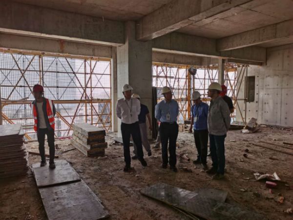 陕西煤业化工技术研究院副院长宗益滨一行深入陕煤研究院项目检查指导工作