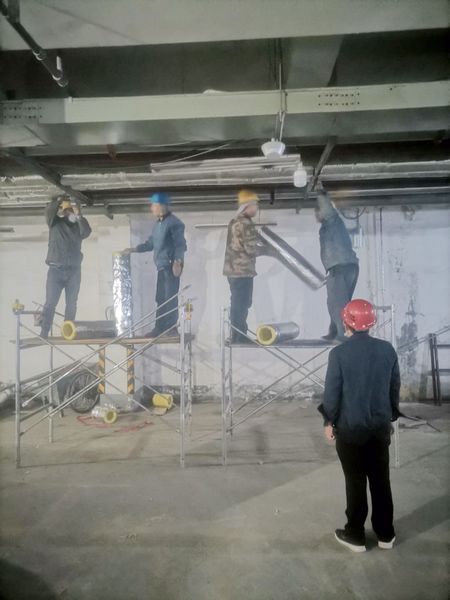 陕煤建设天工公司施工的“三供一业”维修改造项目紧锣密鼓抢赶工期  确保如期供暖