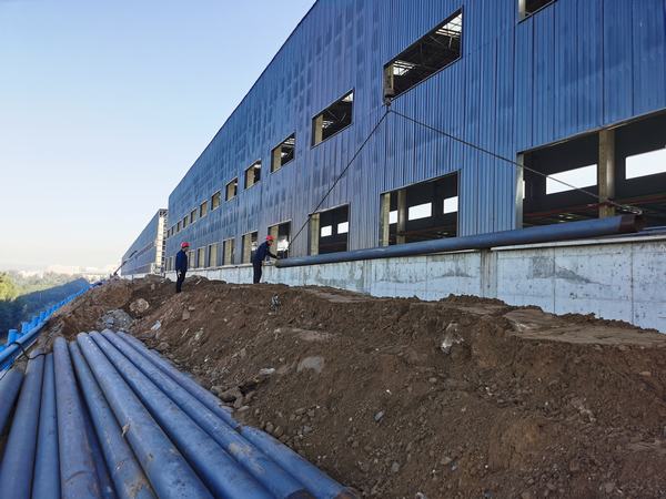 陕煤建设韩城分公司安装六项目部全力施工确保工程如期履约