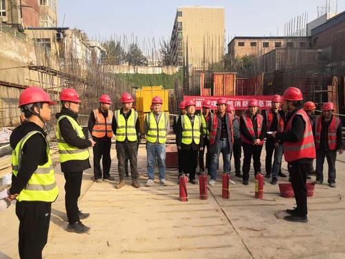 陕煤建设铜煤公司基层项目部扎实开展安全消防演练活动