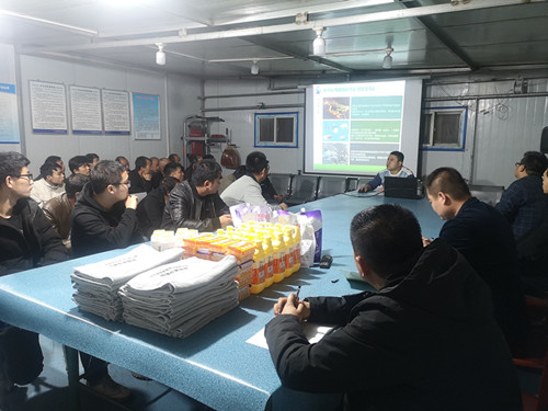 陕煤建设机电安装公司百日安全文化活动进一线