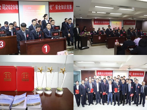 路桥分公司举办“知法守法、知规守纪”安全知识竞赛