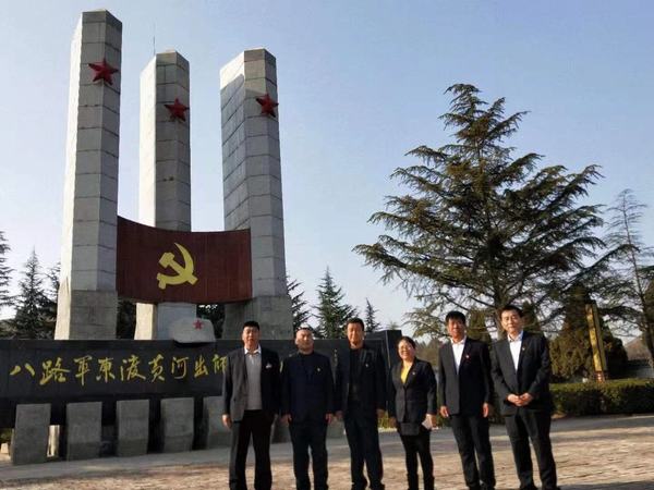 陕煤建设韩城分公司土建九项目部开展“宣讲党的十九届五中全会 传承东渡精神”主题党日活动