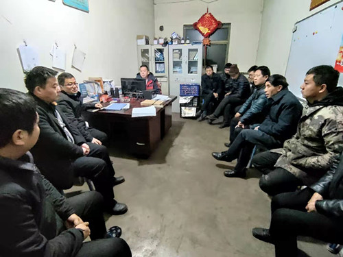 陕煤建设机电安装公司黄陵项目部施工大干迎新年