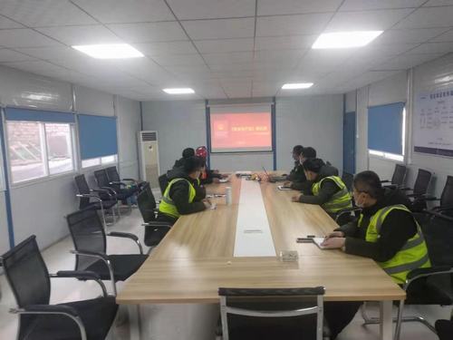 陕煤建设铜煤公司第二项目部宣贯学习《新安全生产法》筑牢安全生产防线