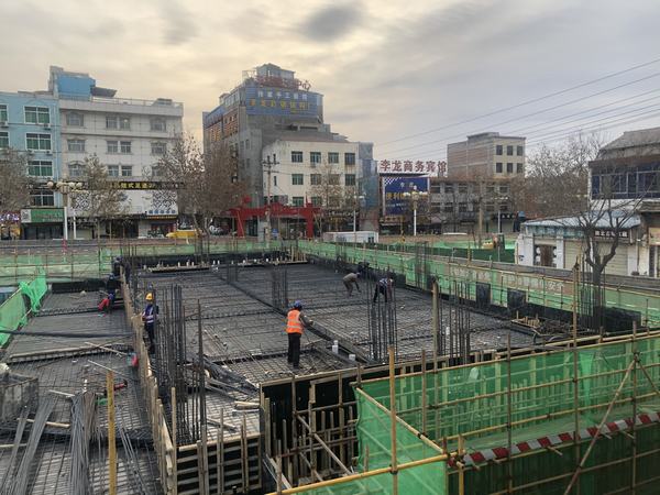 陕煤建设韩城分公司土建四项目部战严寒谱写陕煤建设者之歌