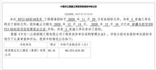 陕煤建设矿建三公司外部市场工程承揽传捷报