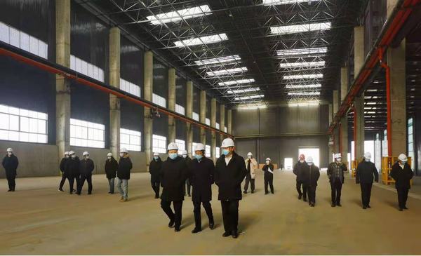 陕煤建设韩城分公司府谷县郭家湾集运站储煤棚工程项目顺利通过竣工验收