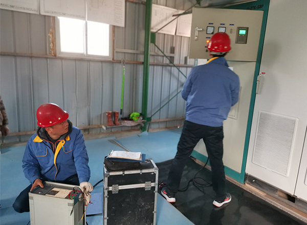 陕煤建设矿建三公司崔木项目部进行春季电气预防性试验