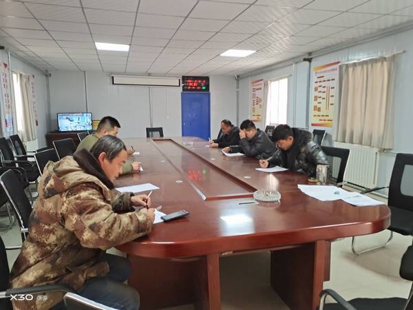 陕煤建设矿建二公司机电供应人员早春“充电”忙