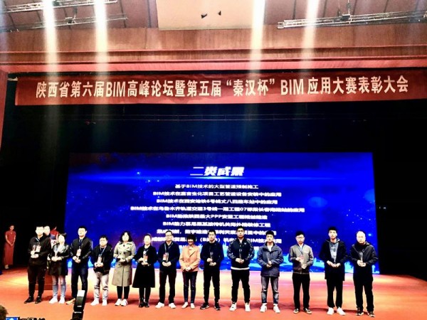 陕煤建设澄合分公司荣获陕西省第五届“秦汉杯”BIM应用大赛“二类成果”奖