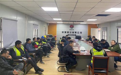 陕煤建设铜煤公司蓝山水岸北区项目多措并举保安全促进度