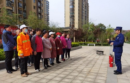 陕煤建设公司：秦和物业江南世纪城管理处以消防演练提高全员安全防御能力