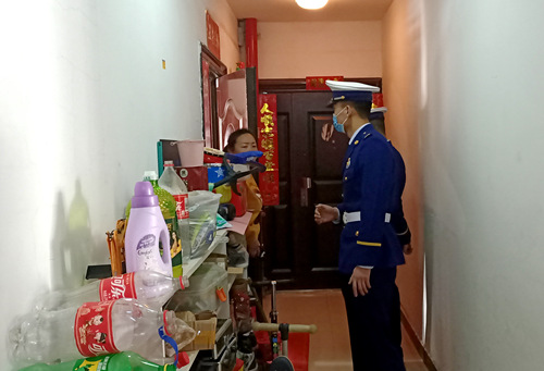 陕煤建设公司：莫让杂物堵塞了生命通道