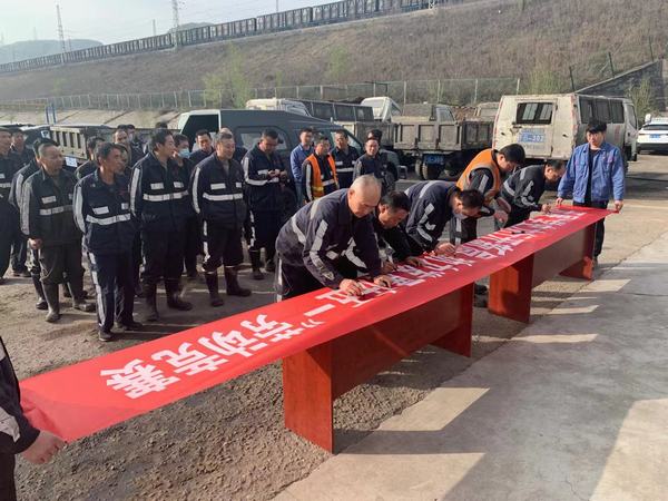 【五一项目建设专题十二】陕煤建设韩城分公司安装三项目部：“五一”假期不打烊 劳动竞赛施工忙