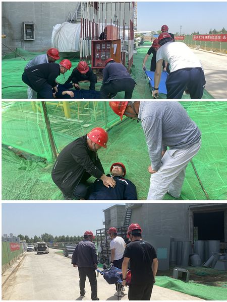 陕煤建设中储粮项目部“触电演练+日常管理=平安建设”