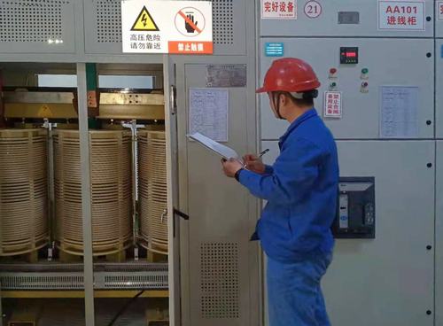 陕煤建设洗选煤运营公司澄合山阳运营项目部积极开展春季预防性试验