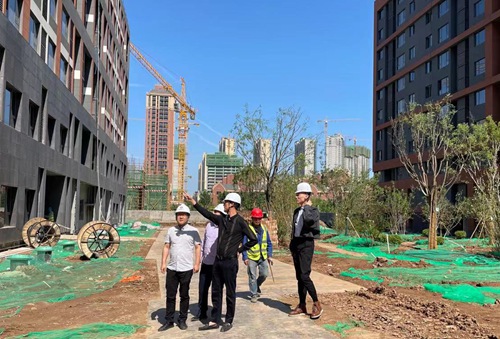 陕西德璟置业有限公司莅临陕煤建设公司蓝山水岸项目进行对标学习