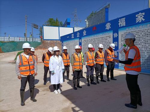 陕煤建设铜煤公司第三项目部开展防汛抢险实战演练