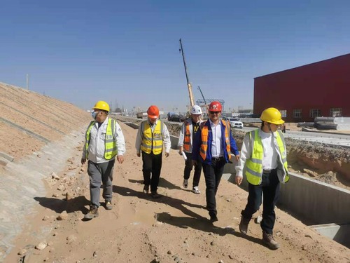 陕煤建设路桥分公司承建的榆林化学项目厂内铁路附属工程通过交工验收