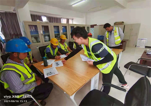 陕煤建设咸阳分公司各项目部开展“安全咨询日”活动