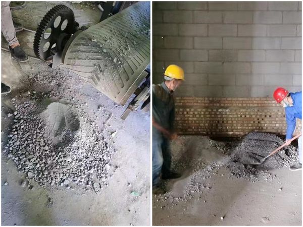 陕煤建设天工公司土建十五部让建筑垃圾“变废为宝”