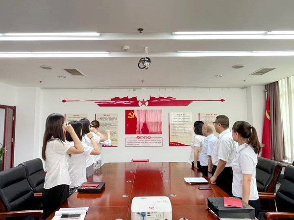 陕煤建设公司开展“重温入党誓词 坚定职责使命”主题党日活动