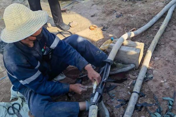 陕煤建设矿建二公司:让断了的电缆长起来