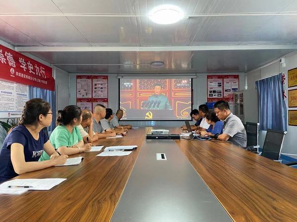 陕煤建设韩城分公司土建六项目部持续开展“学党史强内功 抓安全提增效”活动