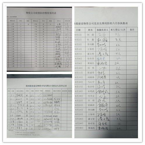 陕煤建设物资公司：“三步走”打好疫情防控阻击战