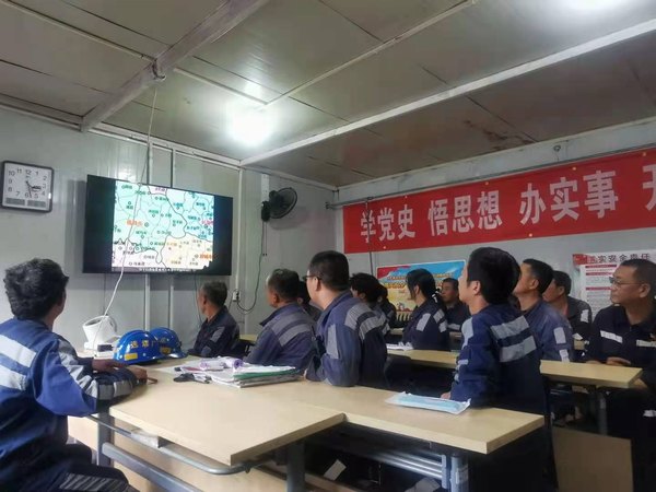 陕煤建设洗选煤运营公司红柳林洗煤厂项目部：拉响预警雷达 开启安全模式