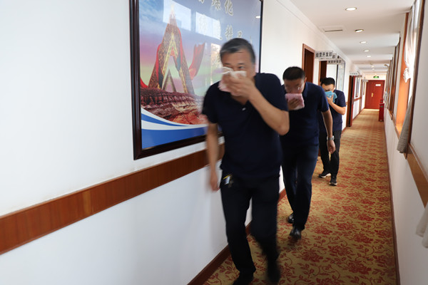 陕煤建设汉中分公司组织开展电气消防应急演练