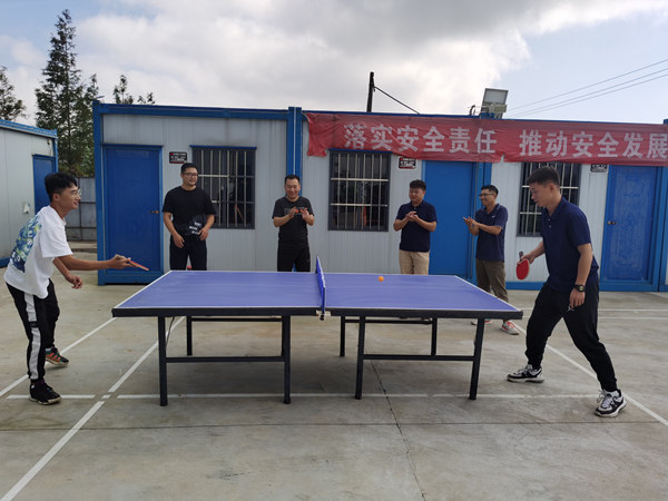 陕煤建设汉中分公司举办“庆十一”乒乓球比赛