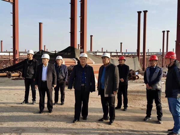 宁兴刚、王宁一行深入陕煤建设澄合分公司南京金龙项目检查指导工作