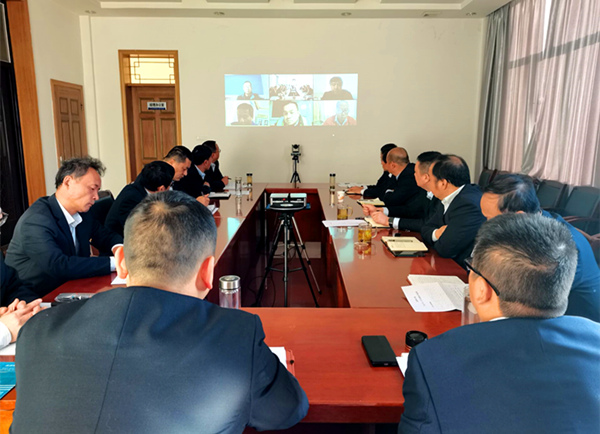 陕煤建设矿建三公司视频会议系统正式启用