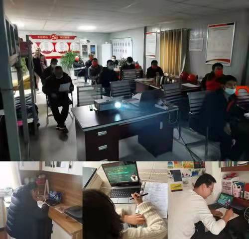 陕煤建设西北分公司：停工不停学，冬歇季充电忙