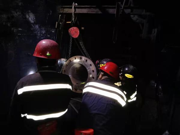 陕煤建设韩城分公司安装四项目部:井下600米的新春坚守