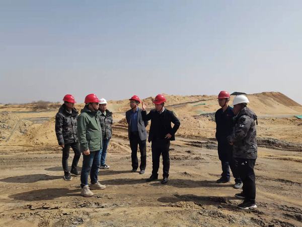 陕煤建设韩城分公司土建十六项目部多面“发威”掀起早春施工会战