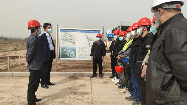 铜川市民政局副局长封长潮一行莅临铜川市社会福利精神病院项目指导工作