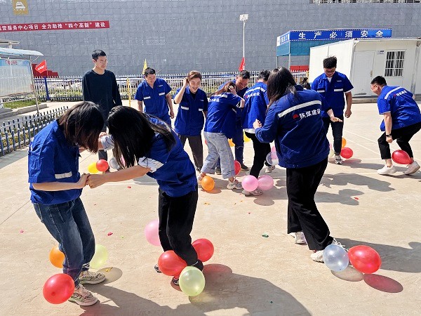 陕煤建设渭南分公司十一项目部迎庆“五一”、“五四”活动形式多样丰富多彩