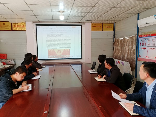 陕煤建设澄合分公司第十二项目部上紧发条全面发力不断提升党建引领作用