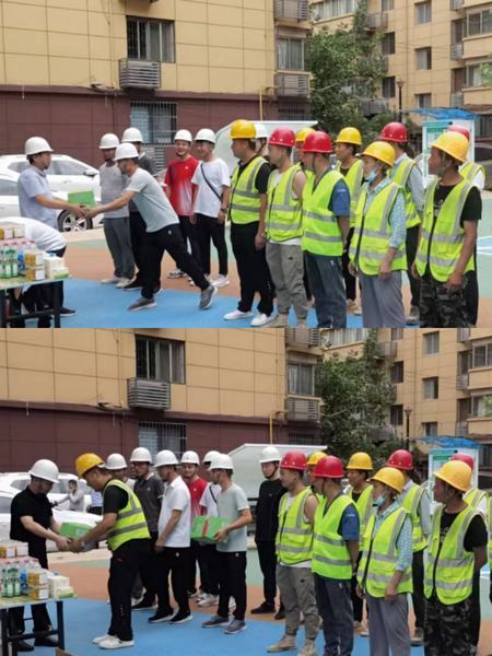 陕煤建设新城公司：炎炎夏日送清凉 丝丝关怀沁人心