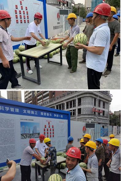 陕煤建设天工公司为群众办实事夏“送清凉”暖人心