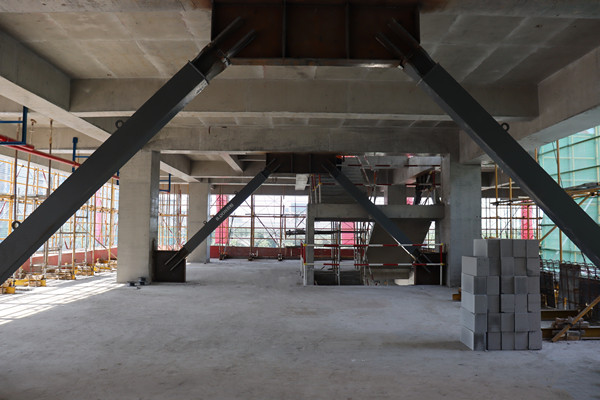 陕煤建设咸阳分公司沣西新城第五学校项目持续推进新技术应用