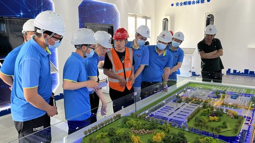 陕煤建设路桥分公司绥德县第二净水厂项目多举措让工地“靓”新颜