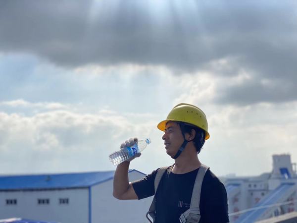 陕煤建设韩城分公司土建五项目部：不畏骄阳 全力冲刺 项目建设“火热”进行中