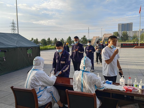 陕煤建设洗选煤运营公司神渭首端运营项目部：疫情防控“有我在” 安全生产“有你在”